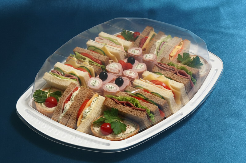 Hidegkonyhai műanyag tálca KICSI fehér (217 Ft/db) + választható fedéllel