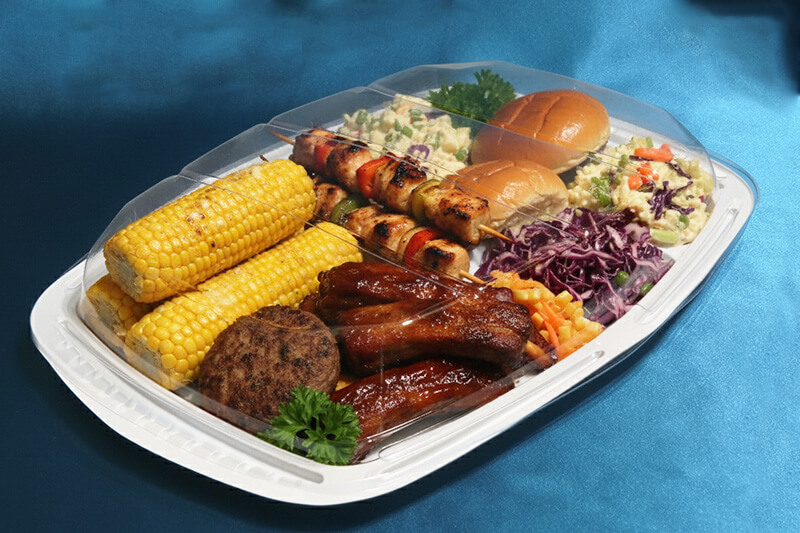 Hidegkonyhai műanyag tálca NAGY fehér + fedéllel (567 Ft/db) - AKCIÓ (550 Ft/db)