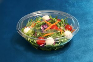 Salátás, műanyag tálka 0,5 literes nagy fedéllel együtt (73 Ft/db)