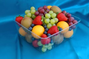 Zöldséges műanyag 1 kg-os doboz nagy (51,5 Ft/db-tól)