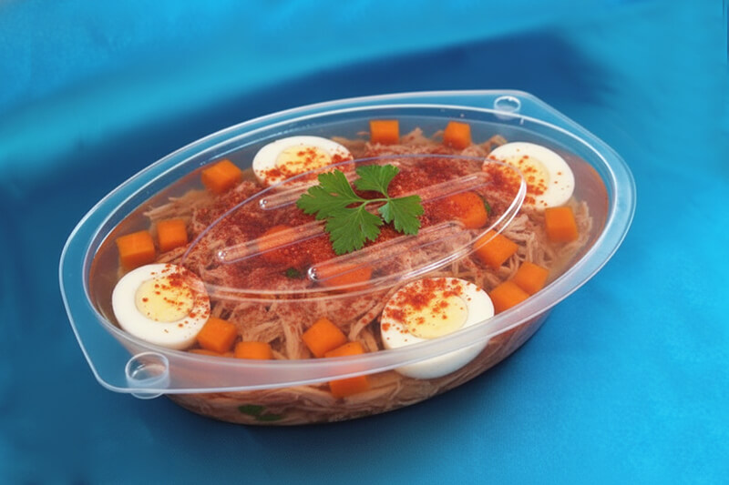 Kocsonyás műanyag tálka (37 Ft/db) + választható fedéllel - Image 4