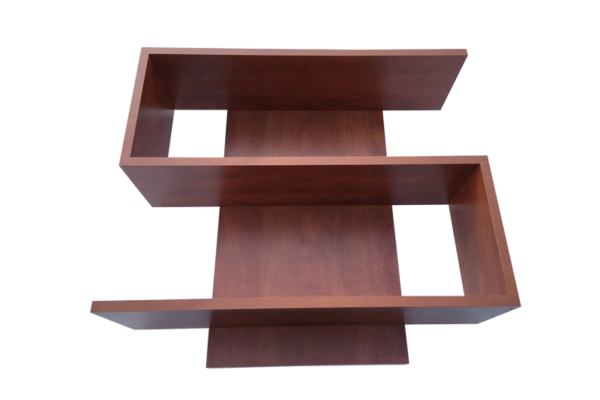 S alakú polc bútorlapos calvados