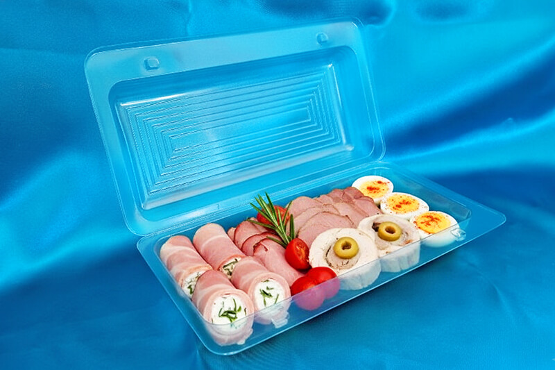 Süteményes, hidegételes műanyag doboz pattintható egybetetővel – kicsi (50,5 ft/db-tól) - Image 4