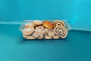 Süteményes, gyümölcsös műanyag doboz (41 Ft/db) + választható tetővel