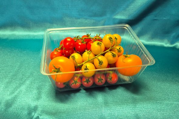 Gombás - epres műanyag 1 kg-os doboz nagy (64 Ft/db-tól) - Image 2