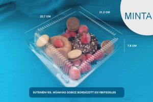 Süteményes, műanyag doboz - MINTA - válasszon típust